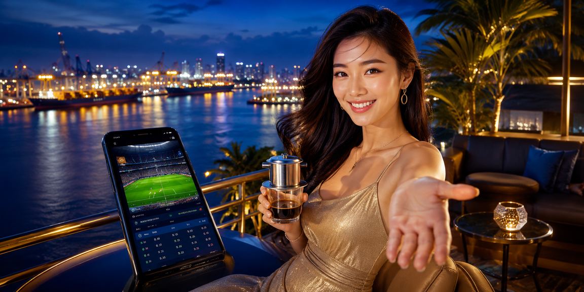 Người dùng ở Sài Gòn xem bóng đá và tỷ lệ kèo trong quán cà phê